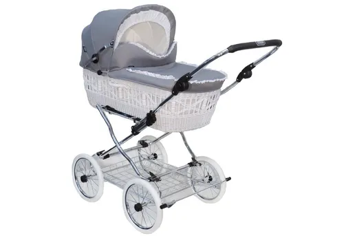 EICHHORN Kinderwagen Weidenkorb