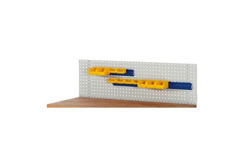 Rau Einhängeschiene 500 mm für Lochplatte - Praktische Einhängeschiene für Lochplatten, ideal zur optimalen Präsentation von Produkten. Robuste Bauweise und einfache Montage für vielseitige Anwendungen.
