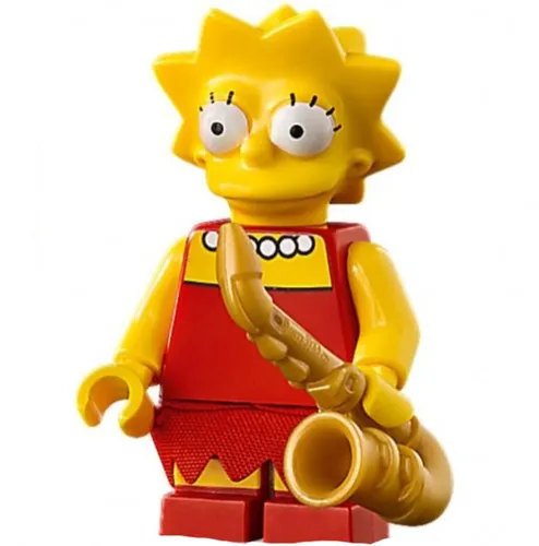 LEGO The Simpsons Minifigur - sim046 - Lisa Simpson - aus 10352