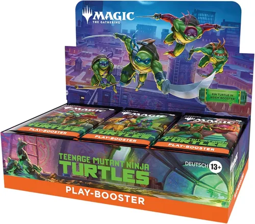 Magic the Gathering Teenage Mutant Ninja Turtles Booster Display - DEUTSCH - Entdecke das spannende Booster Display von Magic: The Gathering mit den Teenage Mutant Ninja Turtles. Ideal für Sammler und Spieler ab 13 Jahren. Erlebe packende Kämpfe und strategisches Gameplay!