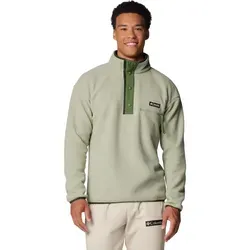 Columbia Herren Helvetia II Half Snap Fleece – Safari, Large - Outdoor Fleecejacke für Herren, aus warmem Sherpa-Fleece mit praktischem Reißverschluss und kälteblockierendem hohen Kragen – ideal für komfortable Abenteuer.