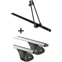 VDP Dachträger für Fiat 500 X 5 Türer ab 2015, Set mit Fahrradträger ORION