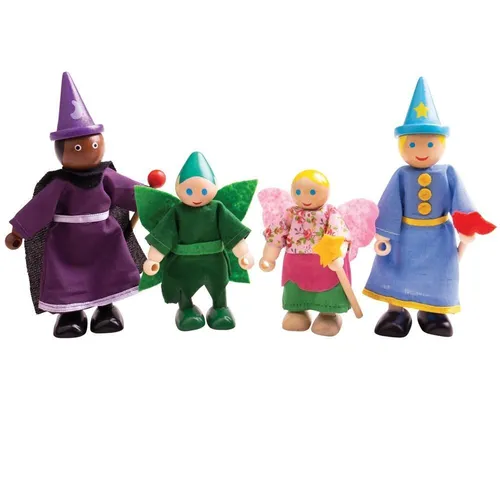 Bigjigs Toys Hölzerne Fantasie-Figuren