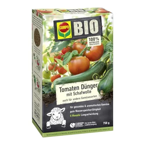 Compo Bio Tomaten Langzeitdünger mit Schafwolle, 750g von COMPO
