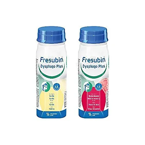 Fresubin Dysphago Plus Mischkarton 4800 ML - Medizinisches Lebensmittel für besondere Zwecke, ideal zur ergänzenden Ernährung bei Mangelernährung und Dysphagie, hoher Eiweißanteil unterstützt die Gesundheit.