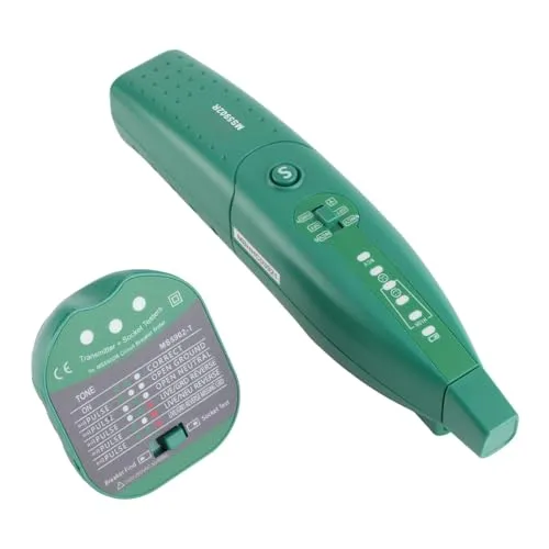 Akozon MS5902 Sicherungssuchautomat US/EU-Steckdosenprüfer(EU-Stecker)