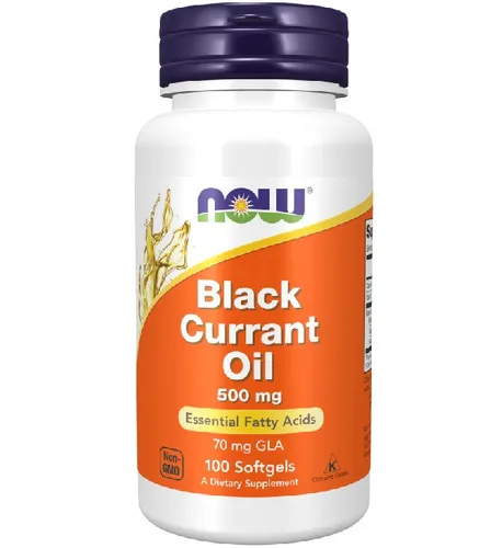 Now Foods Black Currant Oil 500mg 100 Softgels in orange von NOW Foods