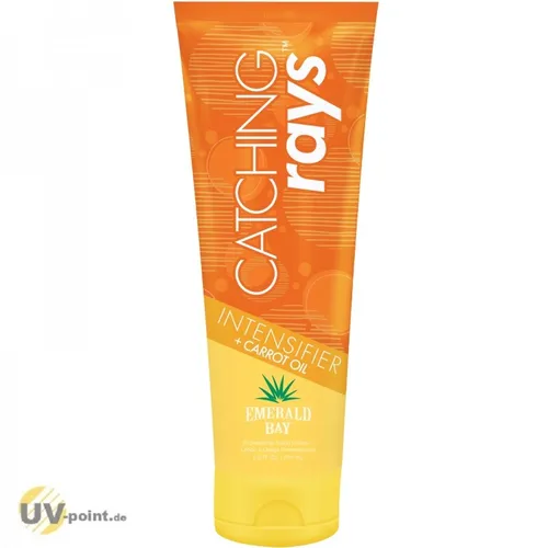 EMERALD BAY Catching Rays Intensifier 250ml - Bräunungslotion für Solarium - Bräunungsbeschleuniger in Lotion-Form, ideal für intensivere Bräunungsergebnisse im Solarium. Genieße einen strahlenden Teint!