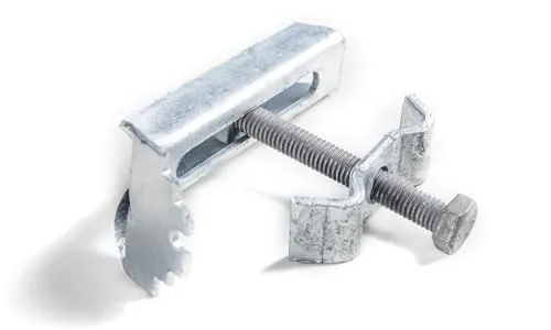 Befestigung Gitterrost Klammer Befestigungsmaterial | Rosthöhe 25/30/40 mm | verzinkt | 8x70mm | 10 Stück