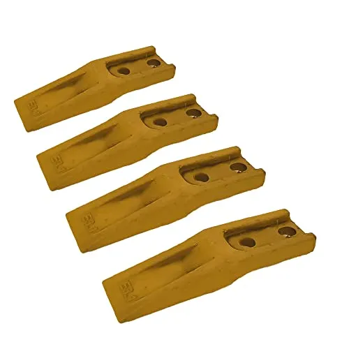 4er-Pack Flachzahn Gabelzahn Anschraubzahn Schaufelzahn Lochabstand 40-45 x 13