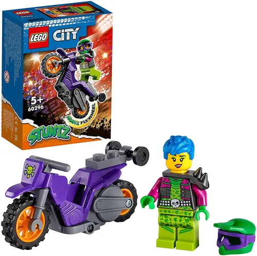 LEGO City 60296 Stuntz Wheelie-Stuntbike Set NEUHEIT 2022 OVP=