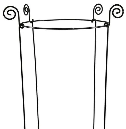 Hirsch Terracotta Staudenhalter rund Ø 80cm H 90cm von Hirsch Terracotta