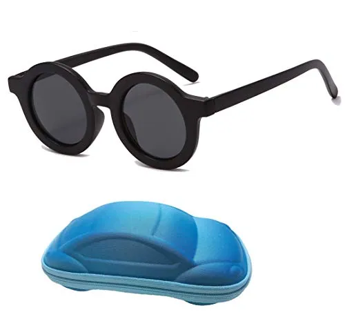 YAMEIZE Kinder Sonnenbrille UV400 Schutz Flexible Gummigläser für Kinder Jungen und Mädchen 2-7 Jahre