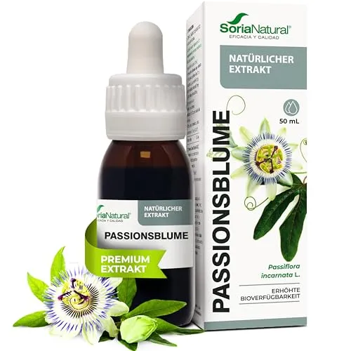 Passionsblume Tropfen Hochdosiert 180mg/ml 50ml – Praktische Unterstützung für Entspannung und innere Balance
