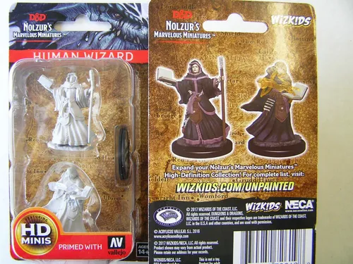 WZK72619 - D&D Nolzur's Marvelous - Unpainted Miniatures Human Female Wizard