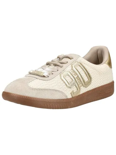 STEVE MADDEN Sneaker Textil Beige 38 EU - Bequeme Sneaker in Größe 38 mit schnürbarem Design und stylischem Textil-Obermaterial. Ideal für den Alltag, bieten diese Schuhe einen angenehmen Tragekomfort und ein modernes Aussehen.