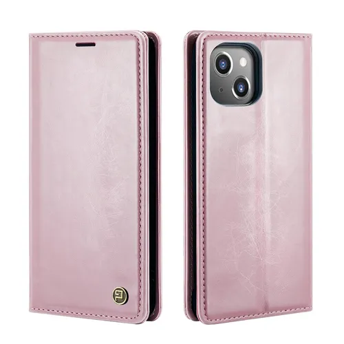 Handy Hülle für Apple iPhone 15 Plus Handyhülle Case Klapphülle RFID Rosa
