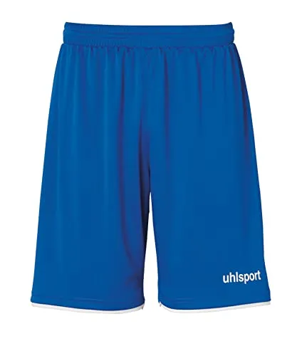 uhlsport Herren Shorts Club Shorts, azurblau/Weiß, L, 100380603