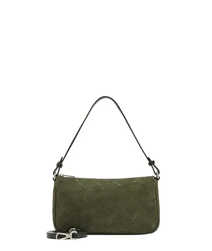 Liebeskind Monogram Schultertasche Leder 23.5 cm grün - Handtaschen, aus hochwertigem Leder gefertigt, mit praktischem Reißverschluss und extra Taschen für perfekte Ordnung.