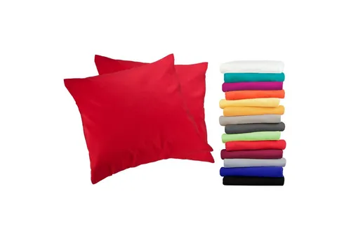 MOON Heimtextilien Kissenbezug / Seitenschläferkissenbezug 2er Pack MOON-Luxury Linon 100% Baumwolle, Linon