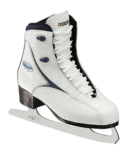Roces Damen Schlittschuhe RFG 1, white, 35 - Schlittschuhe mit anatomischer Polsterung und stabilisierendem Synthetik-Obermaterial für höchsten Komfort und Sicherheit beim Eislaufen.