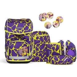 ergobag cubo light Set - Ergonomischer Schulrucksack, extra leicht und individuell gestaltbar - Schulranzen Set mit nur 780 g, inklusive Turnbeutel und Kletties für individuelle Gestaltung. Ergonomisches Design mit Hüftgurt sorgt für optimalen Tragekomfort.