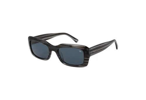 Botanic-Haus Sonnenbrille BIS-7002 schwarz mit UV-Schutz - Elegante schwarze Sonnenbrille mit 100% UV-Schutz und blauem Kunststoffglas. Ideal für stilvolle Auftritte und optimalen Schutz an sonnigen Tagen.