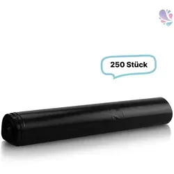 Müllsack mit hoher Qualität 120 Liter, schwarz, 38my, 250 Beutel je SET