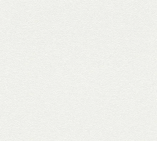 A.S. Création Vliestapete überstreichbar Gips Struktur fein Weiß 38974-1 - Tapeten & Tapezierzubehör, überstreichbare Vliestapete mit feiner Gipsstruktur für individuelle Raumgestaltung und einfache Anpassung an jeden Einrichtungsstil.