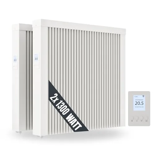 eVARMO Areo 1300 Watt Smart Elektroheizkörper