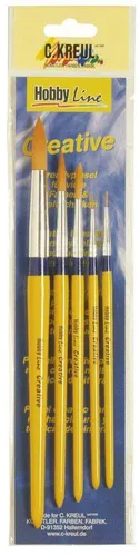 KREUL Pinsel Synthetik rund 5er Set