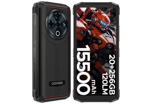 DOOGEE FIRE 6 POWER Smartphone - Outdoor Smartphone mit 15.500 mAh Akku, 33W Schnellladung und 50 MP Kamera für unerschöpfliche Energie und brillante Fotos.