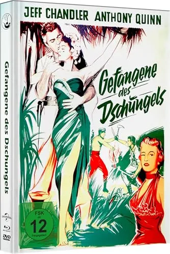 Gefangene des Dschungels - Ltd. Mediabook [Blu-ray] - Spannender Abenteuerfilm im limitierten Mediabook, ideal für Sammler und Filmfans, freigegeben ab 12 Jahren.