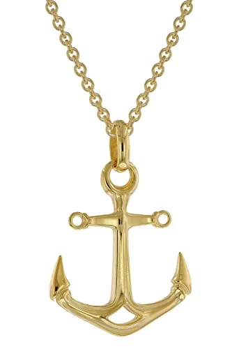 trendor Kette mit Gold-Anhänger für Männer in gold von trendor