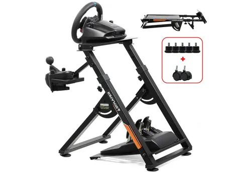 GTPLAYER Lenkradständer Lenkrad Gaming Wheel Stand für Logitech Controller (Neigungsverstellbares Gestell PS4 Xbox PC PS5)