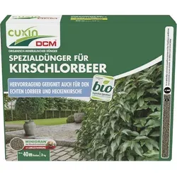 CUXIN DCM Spezialdünger für Kirschlorbeer - Langzeitdünger mit MINIGRAN TECHNOLOGY, für gesundes Wachstum und optimale Nährstoffversorgung in Bio-Qualität