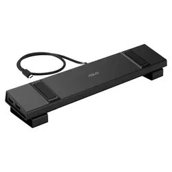 ASUS DC310 USB-C Dockingstation - Ergonomisch verstellbarer Ständer für optimalen Komfort. Unterstützt zwei 4K-Displays und bietet vielseitige Anschlussmöglichkeiten für eine effiziente Arbeitsumgebung.