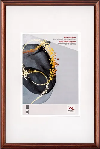Walther Holzrahmen Select 10x15 cm braun Kunstglas