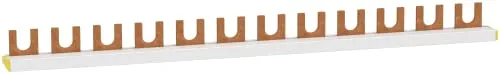 Schneider Electric Phasenschiene Gabel, 1-polig, 12 TE, 63A, kürzbar, Artikelnummer R9XFH112, 1 Stück