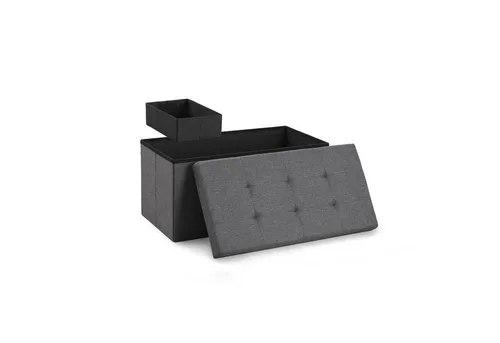 Blumtal Sitztruhe Sitzbank mit Stauraum in grau von Blumtal