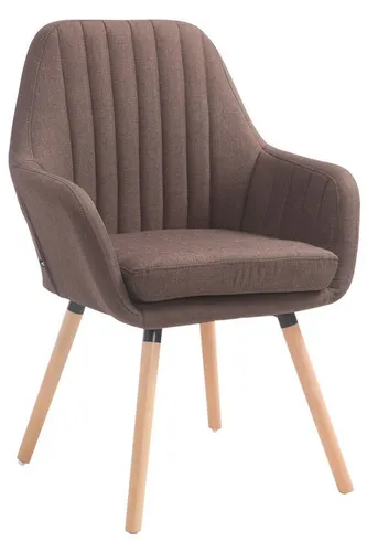 CLP Stuhl Florian Stoff Natura braun