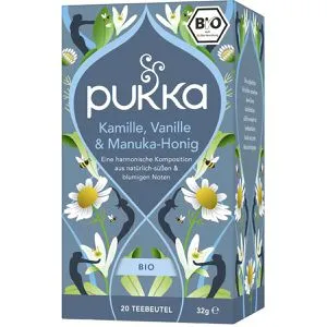 Pukka Tee Kamille, Vanille und Manuka-Honig, BIO, 20 Teebeutel, 32g
