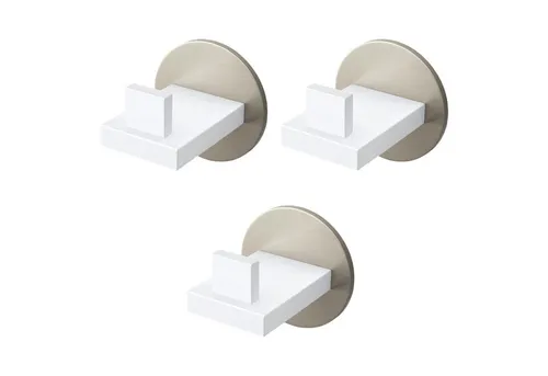 Mai & Mai Wandgarderobe Stalo08 – Elegante Kleiderhaken aus Edelstahl - Minimalistische Wandgarderobe mit stabilen Edelstahlhaken. Ideal für Flur, Schlafzimmer oder Küche – bis zu 15 kg Tragkraft bei Bohrmontage. Rutschfeste Oberfläche schützt Ihre Kleidung.