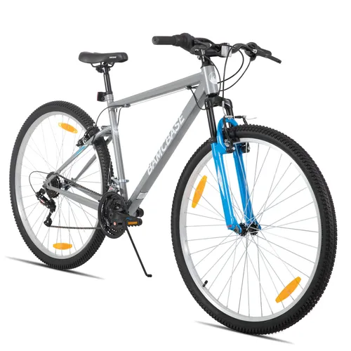HILAND Mountainbike 26 Zoll – Robustes Freizeitfahrrad für Herren und Damen - Dynamisches 26-Zoll Mountainbike mit stabiler Hochkohlenstoffstahl-Konstruktion, 18-Gang-Schaltung und stoßdämpfender Federgabel – ideal für Stadt und Gelände.
