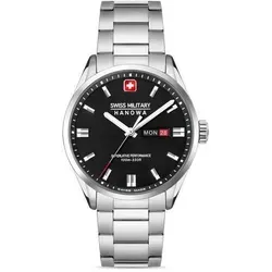 SWISS MILITARY HANOWA ROADRUNNER MAXED - Elegante Herrenarmbanduhr - Herrenuhren aus robustem 316L Chirurgenedelstahl mit wasserdichter Funktion bis 10 ATM, ideal für Schwimmen und Schnorcheln.