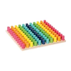 Farbensteckspiel (121 Stecker)