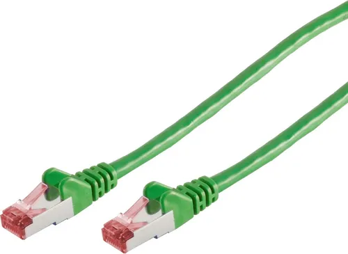 Patchkabel cat6A S/FTP PIMF Halogenfrei grün 0,5m