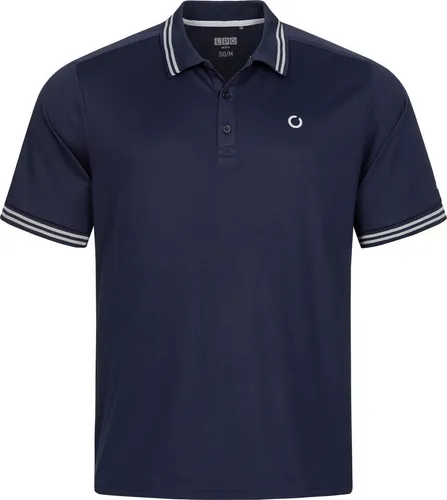 Herren Funktionspolo Aben 3 - maritime blue, Gr. M - T-Shirts für aktive Outdoor-Liebhaber, atmungsaktiv und schnelltrocknend für optimalen Komfort, mit stilvollem Design und seitlichen Schlitzen für maximale Bewegungsfreiheit.