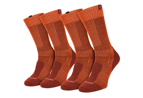 Black Snake Wandersocken Merino Trekkingsocken für Damen und Herren mit Temperaturregulierung (Socken-Set, 2-Paar, Merino Trekkingsocken) Gepolstert an Ferse und Zehen mit stabilisierenden Kompressionszonen