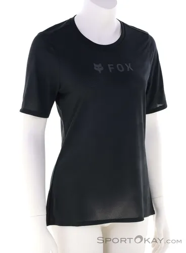 Fox Ranger Tru Dri SS Damen Bikeshirt - Schwarz - S - Fahrradbekleidung mit Tru Dri-Technologie für optimale Feuchtigkeitsregulierung und maximalen Komfort bei jeder Fahrt.